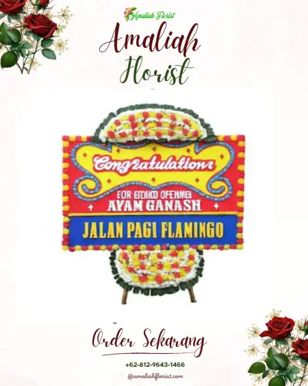 Sewa Papan Bunga Reco